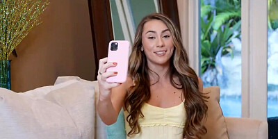 MacKenzie Mace indulges in deepthroating her bf's BBC