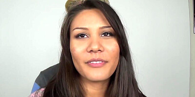 Curvy Asian pussy plays with her stepdad's thick cock
