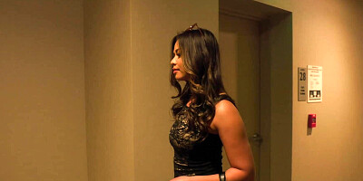Scarlett Alexis in the hotel room with the tall black stud