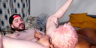 Dando Uma Talento Na Cabelo Rosa