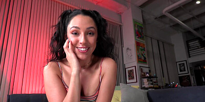 Horny teen Selena Ivy sucks and rides in POV style