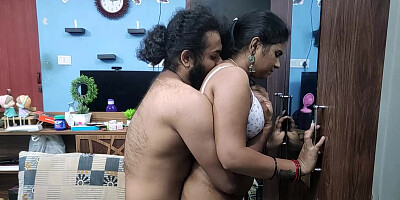 Hairy man fucking his wife after she sucks his cock