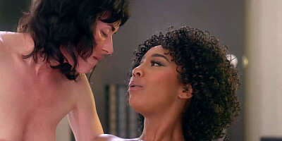 Olive Glass and Misty Stone fingering and licking their twats