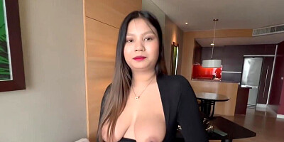 Curvy Asian amateur getting fucked by a COLOSSAL cock