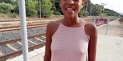 Weekend Fuckaway - Mike Angelo Fucks Young Perky Tits Ebony Teen 18+ Outdoors On The Beach