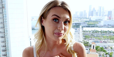 POV sex with cute milf Natalia Starr and cum in mouth