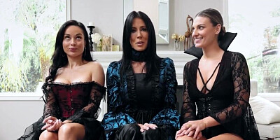 Reagan Foxx, Crystal Rush, Kenzie Love, in a taboo freeuse fuck