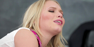 A hardcore babe with a nice cunt is fucked in the classroom