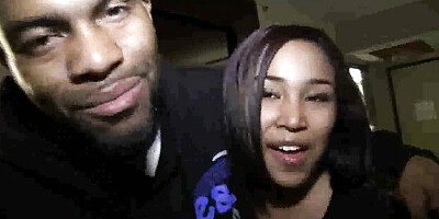 Pin-up Katt Dylan and Rome Major at urban video