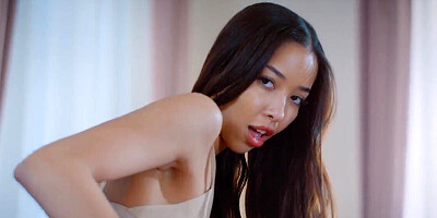 Lia Lin is lustful and ready to take white dick 24/7