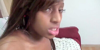 Ebony Teen 18+ With Small Tits Gets Naughty At Casting