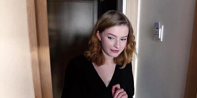 Diana Rider means business and sucks hard dick in POV