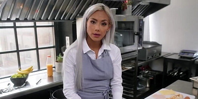 Blonde Latina banged in a POV kinky fuck scene