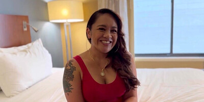 Big boobs babe from the Philippines still wants cock
