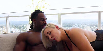 PAWG MILF Evie Luana getting fucked on the balcony