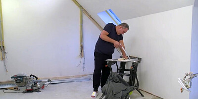 Old guy fucking a leggy European teen big fucking time