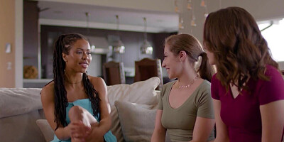 Lesbian threesome with hot girls who do the kinkiest things