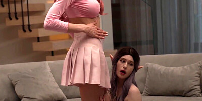 Marty Dope and her friend fucking the same mediocre man