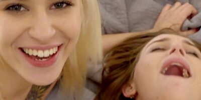 Jessy Jones and Kiara Cole surrender to his hard cock