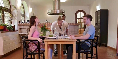 Aubrey Black has two dicks to keep her satisfied