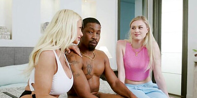 Brittany Andrews and Amber Moore are enjoying interracial anal