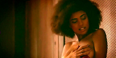Curly Latina Girl Exposed Amazing Body