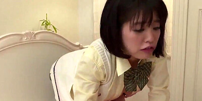 Cute teen Tomoka Hayama sucks and fucks her hung teacher