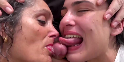 Rita Velasquez and her stepmom are sharing a girthy dick