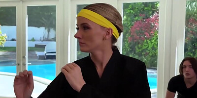 Judo Then Hot Titty Fucking Of Slutty Housewife