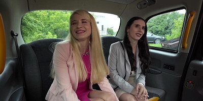 Two European girls give him a pityfuck of a lifetime