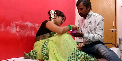 Indian woman and her husband are ready to have sex