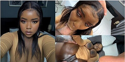 Thick black girl squirting and creaming in missionary