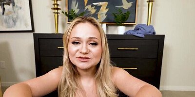 Stepsister with a strange face gets fucked in POV
