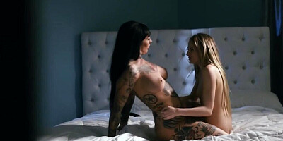 Lesbian lovers end up fucking harder than ever before