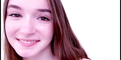 Nice-looking female's POV video