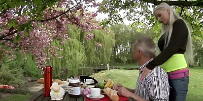 Oldje - old fart fucks teen dirt