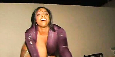 Good-looking Carmen's black clip