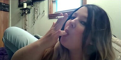 Topless Smoking Short Joi