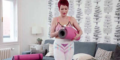 Josh Jo and Liza Pinelli fucking after the yoga workout