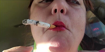 Close-Up Smoking With A Gorgeous Girl