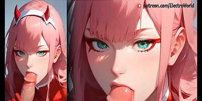 Close-up climax painting her lips and pussy with thick cum