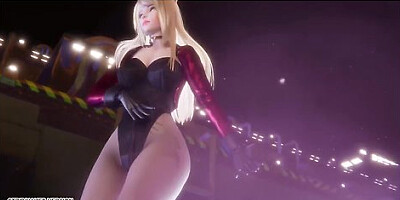 K-pop inspired hentai dance with unrestrained pleasure