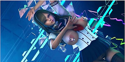 Luxurious schoolgirl fantasy in teasing dance