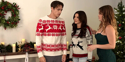 Jade Maris having Christmas sex with Jayden Marcos