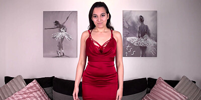 Summer Fox wearing lingerie for a hot JOI action