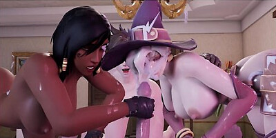 Hentai Foursome With Overwatch’s Most Wanted
