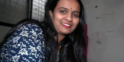 Indian woman with sexy feet plays with a penis