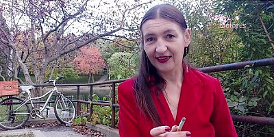 Smoking in public with bold nudity in Montreal