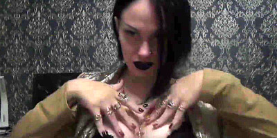 HAND JOB in legal golden rings! Jewerly fetish!