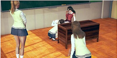Student Licks Teacher's Pussy In Classroom While Others Watch
